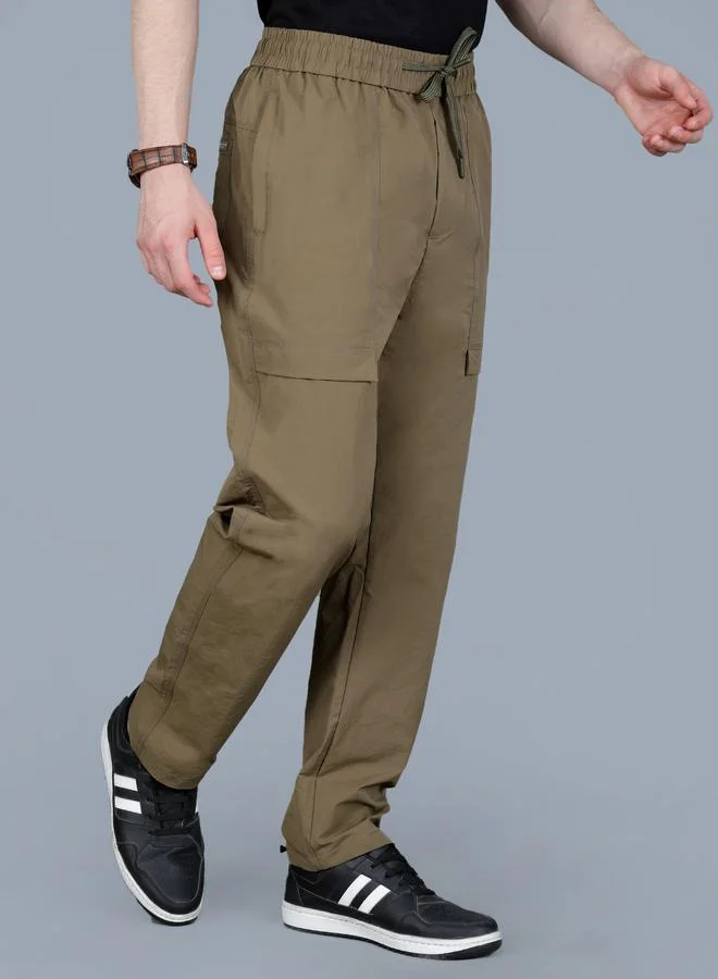 فورت كولينز بنطال رياضي رجالي سادة بنمط كارجو